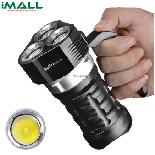 Đèn pin lặn SOFIRN SD01 PRO (10.000 LUMEN, 377m, 3 LED CREE XHP50.2, chịu sâu 100m, 4 pin 18650 3000mAH)