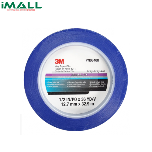 Băng keo nhựa chạy chỉ đường cong 3M 06408 (1/2" x 36yard)