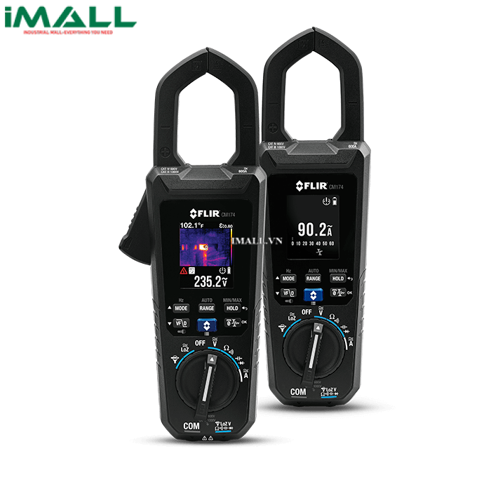 Ampe kìm tích hợp camera đo nhiệt FLIR CM174 (AC/DC 600A, true RMS, 80 × 60 pixels)