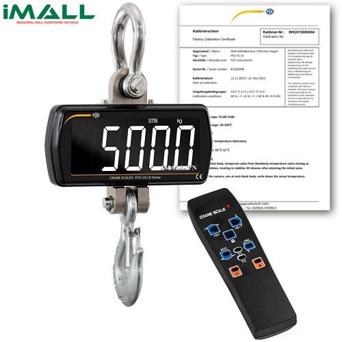 Cân cẩu (500 kg; 0.1 kg, kèm Certificate ISO) PCE CS 500LD