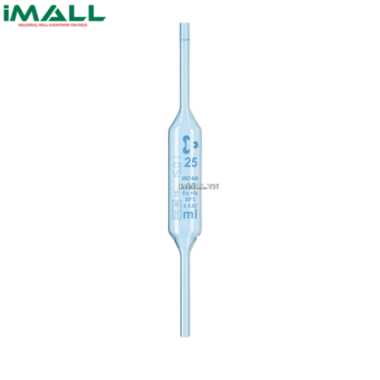 Ống hút bầu 1 vạch 8ml, vạch xanh, class AS, dạng thẳng Duran 233390808