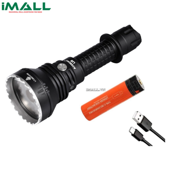 Đèn Pin Chiếu Xa CEBEAM L19 (ACEL19WF, Trắng, 1650 Lumen, Chiếu Xa 1300m, Kèm Pin 21700)