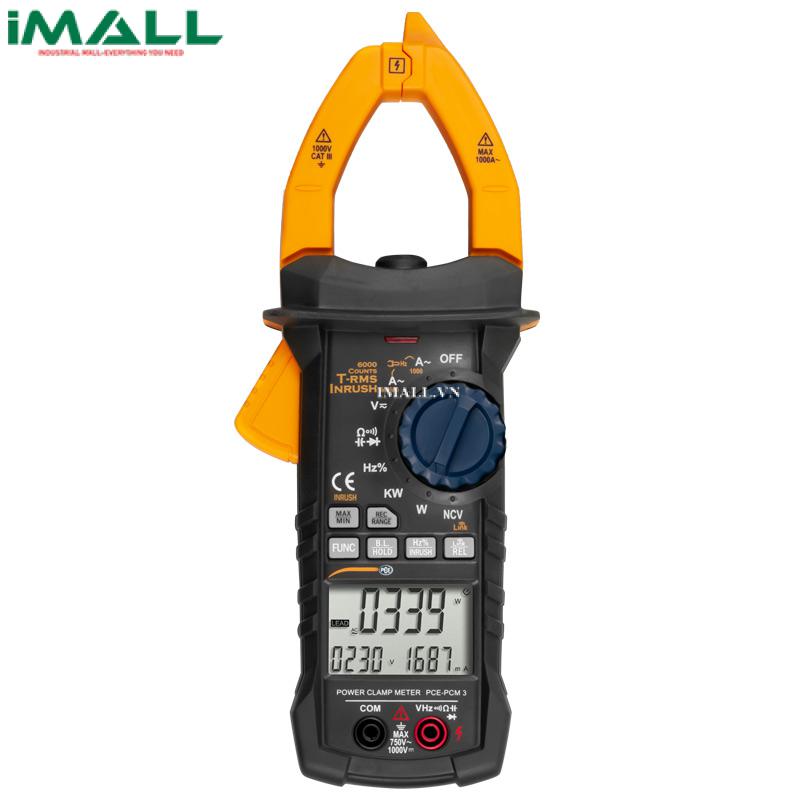 Ampe kìm một pha PCE PCM 3 ( AC 1000A)