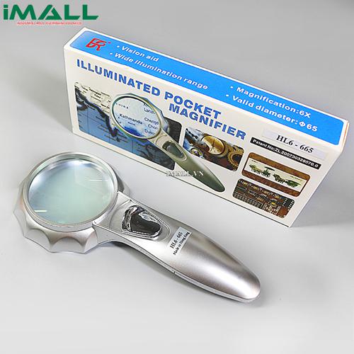 Kính lúp cầm tay Akeiyo HL6-665 (6x, Ø65mm)