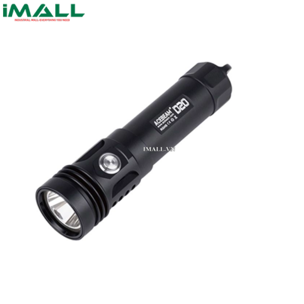 Đèn Lặn Nhỏ Gọn ACEBEAM D20 (ACED20, 2700 Lumen, Chịu Sâu 200m, kèm Pin 21700)