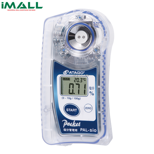 ATAGO PAL-sio Pocket Salt Meter (0~10.0%, 5.0~100.0° C, Cat.No.4100)