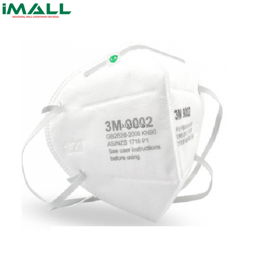 Khẩu trang chống bụi mịn PM2.5 3M 9002 (dây thun quàng gáy)
