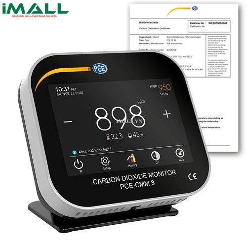 Máy đo chất lượng không khí IAQ (CO2 9999ppm，50°C，95%r.H., kèm Certificate ISO) PCE CMM 8-ICA