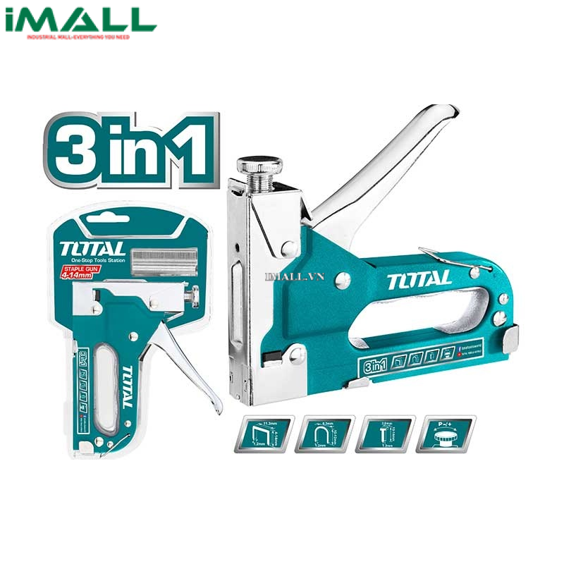 Kìm bấm ghim đa năng 3 trong 1 Total THT31143