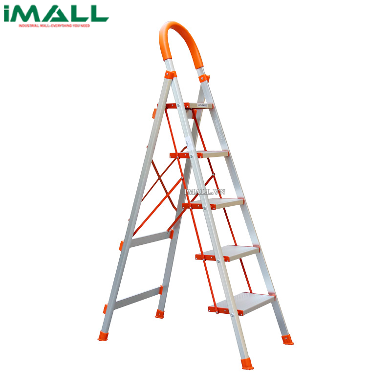 Thang nhôm ghế bản to 5 bậc Advindeq ADS-705 (1.170m)