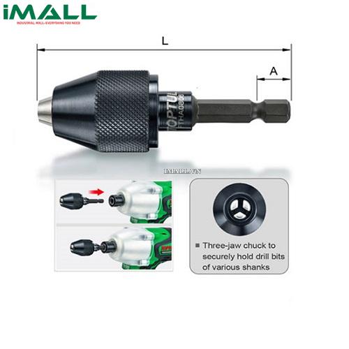Đầu chuyển đổi mũi vít/ khoan 1/4” TOPTUL FTHA0806