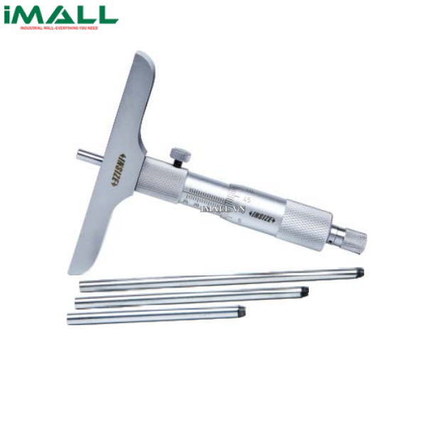 Panme đo độ sâu cơ khí INSIZE 3240-B100 ( 0-100mm; 0.01mm; Thanh đo đế phẳng)