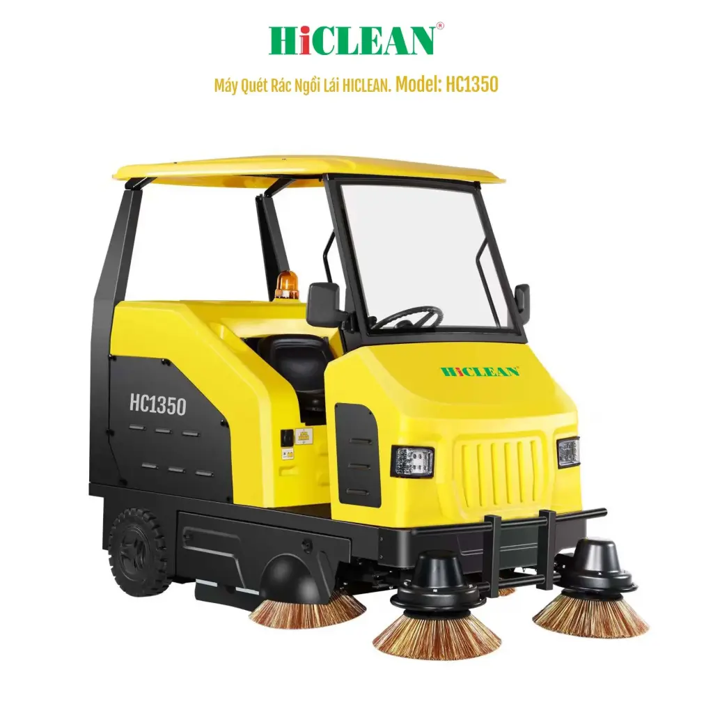 Xe quét rác ngồi lái HiClean HC1350