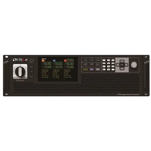 Bộ mô phỏng lưới điện tái sinh ITECH IT7902-350-10U (350V, 10A, 2kVA, 1Φ)